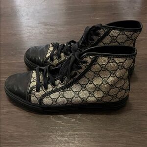 Gucci Gg Brooklyn California High Top Monogram Canvas Sneakers